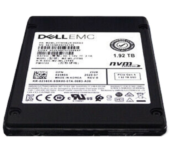 Samsung PM1733 MZ-WLJ1T90 - SSD - 1.92 TB - PCIe 4.0 x4 (NVMe) - DELL OEM Refurbished