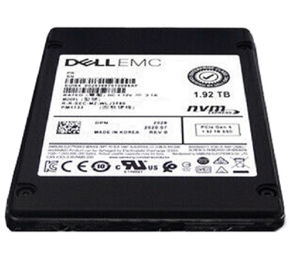 Samsung PM1733 MZ-WLR1T90 - SSD - 1.92 TB - PCIe 4.0 x4 (NVMe) - DELL OEM Refurbished