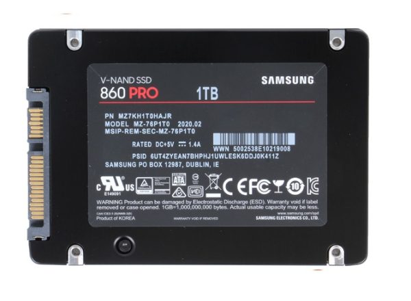 Samsung 860 PRO MZ7KH1T0HAJR - SSD - 1 TB - SATA 6Gb/s Refurbished