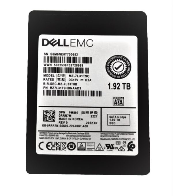 Samsung PM897 MZ7L31T9HBNAAD3 - SSD - 1.92 TB - SATA 6Gb/s - DELL OEM Brand New