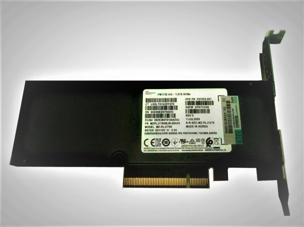 Samsung PM1735 MZPLJ1T6HBJR-00AH3 - SSD - 1.6 TB - PCIe 4.0 x8 (NVMe) - HPE OEM Refurbished