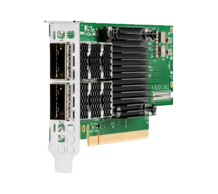 HPE P06250-B21 InfiniBand HDR100/Ethernet 100Gb 1-Port QSFP56 PCIe3 x16 Adapter Ref