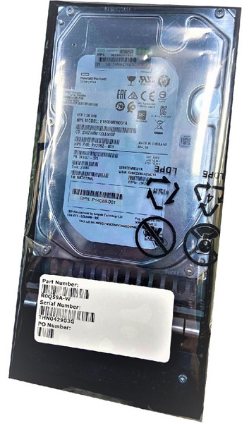 HPE P13249-001 Midline - Hard drive - 8 TB - SAS 12Gb/s New F/s