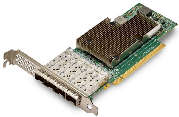 Broadcom BCM957504-P425G Quad-Port 25 Gb/s SFP28 Ethernet PCI Express 4.0 x16 Network Interface Card