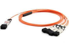 Cisco QSFP-4X10G-AOC1M= 40G BASE 1M Active Optical QSFPto4SFP breakout Cable.