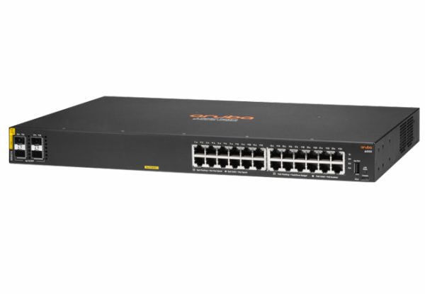 HPE R8N87A Aruba 6000 24G Class4 PoE 4SFP 370W Switch - Switch - 24 Ports - Managed - Rack-Mountable F/s