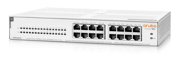 HPE R8R48-61001 Aruba Instant On 1430 16G Class4 PoE 124W Switch