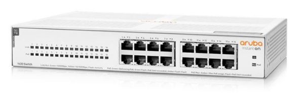 HPE R8R48-61021 Aruba Instant On 1430 16G Class4 PoE 124W Switch