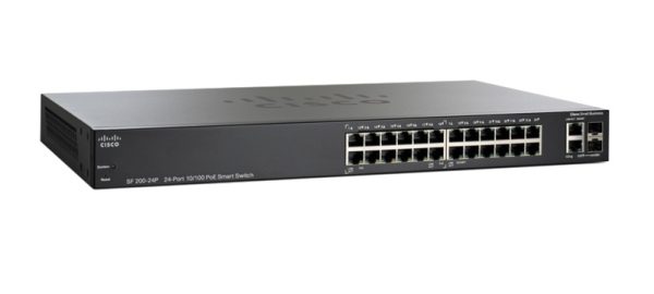 Cisco SF200-24FP Small Business Smart Managed Switch 24 POE Ports