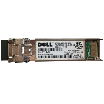 Dell SFP28-25G-SR-85C 25Gb/s 850nm Short Wavelength SFP+ Transceiver