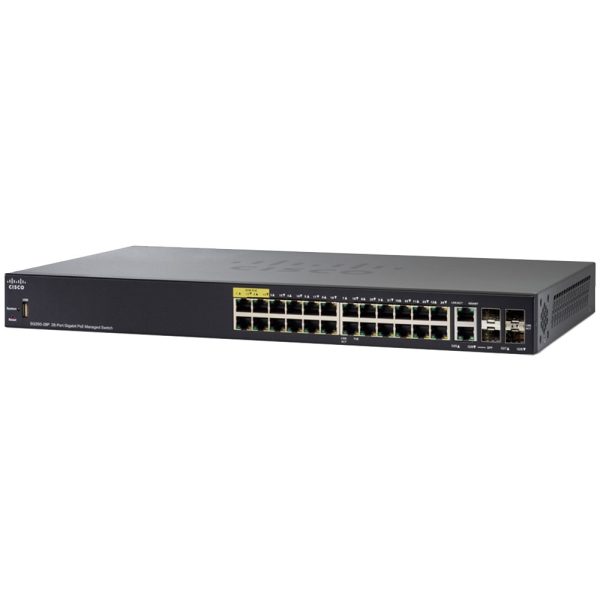 Cisco SG350-28MP-K9 Small Business SG350-28MP Managed L3 Switch