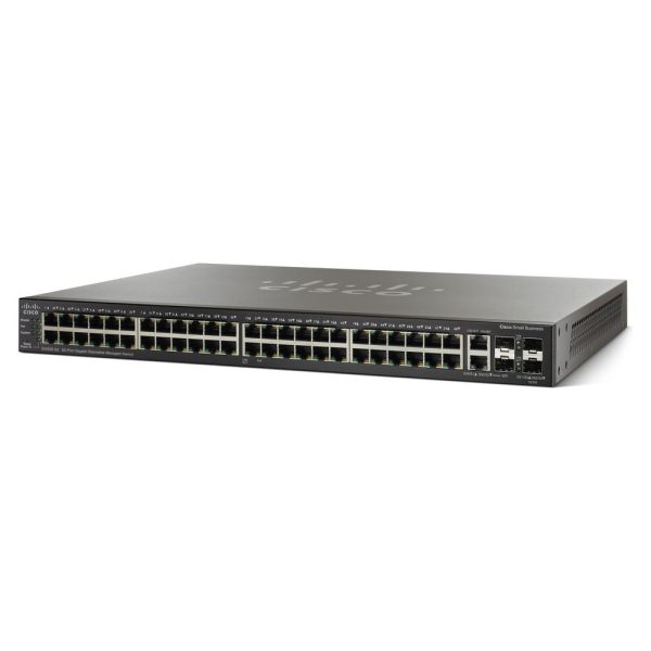 Cisco SG500-52P-K9 SG500 Switch 52 port Stackable PoE 2 SFP 2 XSFP