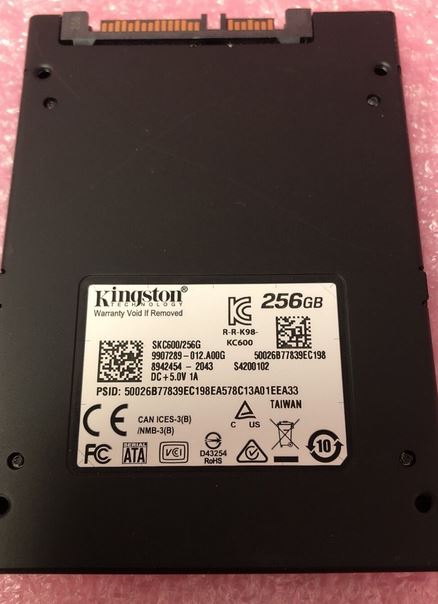 Kingston SKC600/256G 240GB kc600 SATA3 2.5inch Solid State Drive