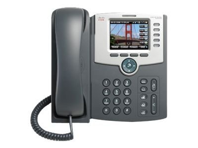 Cisco SPA525G2 Small Business Wi-Fi VoIP Phone Silver/Dark Gray refurb