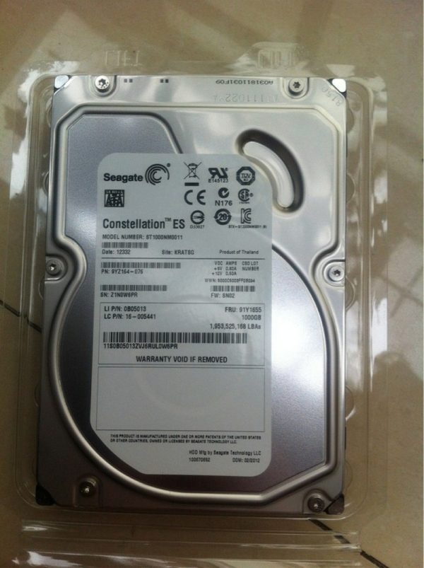 Seagate Constellation ES ST1000NM0011 1TB 7.2K SATA 6Gb/S 3.5inch HDD