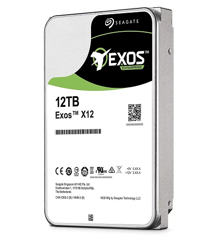 Seagate ST12000NM0007 Exos X12 12tb 7.2k sata-6gbps 512e 3.5" hdd