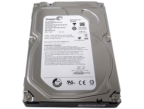 Seagate Barracuda ST2000DL001 2TB 5900RPM 32MB SATA 3Gb/s 3.5" HDD