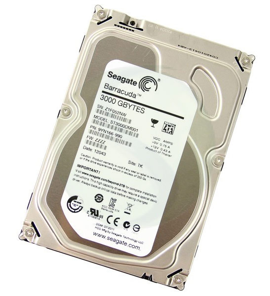 Seagate Barracuda ST3000DM001 3TB 7.2K SATA 6Gb/s 3.5" New HDD