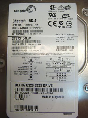 Seagate Cheetah 15K.4 ST373454LW 74GB 15000RPM SCSI Ultra320 3.5" HDD