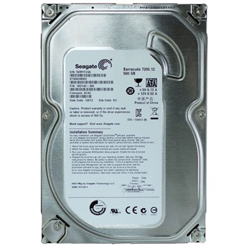 Seagate Barracuda ST500DM002 500GB 7200RPM 16MB SATA 6Gb/s 3.5" HDD