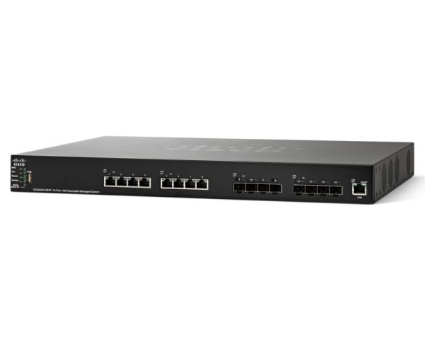 Cisco 550X Series SX550X-16FT-K9 16-Port 10G Stackable Managed Switch