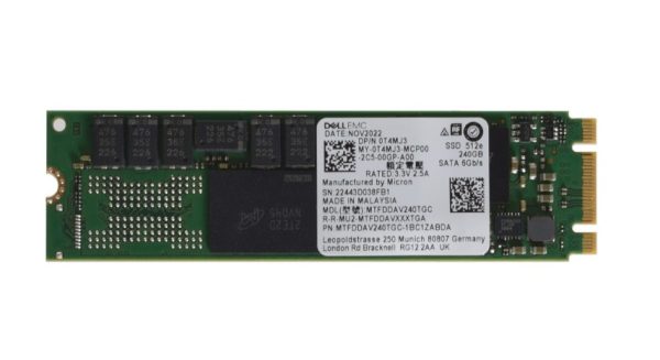 Dell T4MJ3 240GB SATA SSD M.2 6Gb/s for BOSS Controller