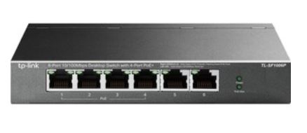 TP-Link TL-SF1006P 6-Port Fast Ethernet 10/100Mbps PoE Switch