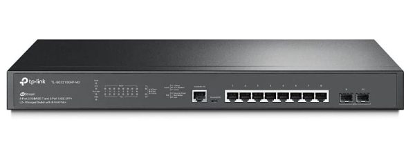 TP-Link TL-SG3210XHP-M2 JetStream 8-Port Multi-Gigabit L2+ Managed PoE Switch