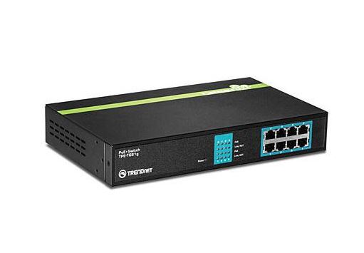 TRENDnet TPE-TG81G TPE TG81g GREENnet PoE+ Switch switch 8 ports rack-mountable