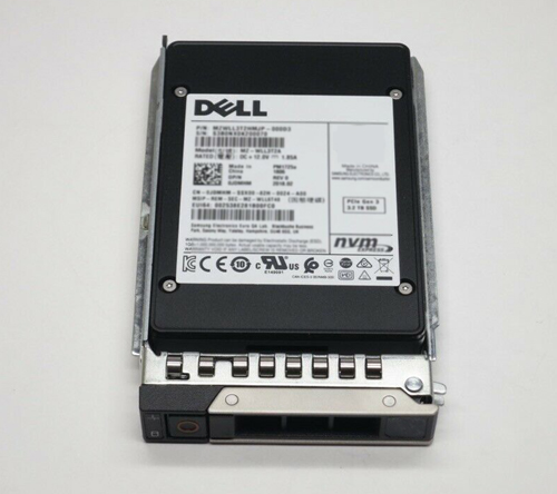 Dell V69W3 3.2TB TLC NVMe SSD 2.5" Gen4 x4 MU Solid State Drive