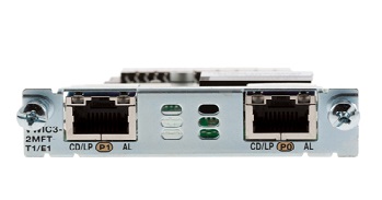 Cisco VWIC3-2MFT-T1/E1 2 port 3rd Gen Voice/WAN Int.Card T1/E1 ref