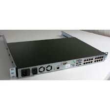 Dell W820G PowerEdge 2161DS 16-Port KVM IP Network Switch