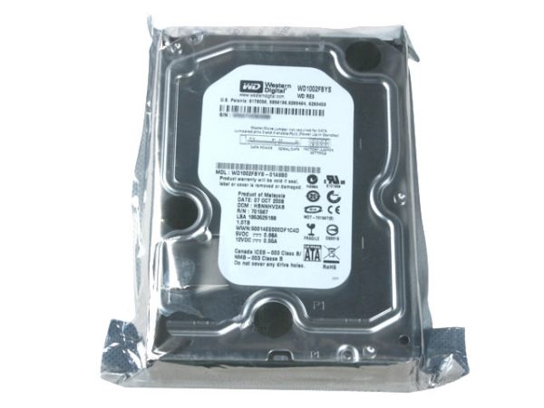 WD Re3 WD1002FBYS 1TB 7200RPM SATA 3Gb/s 3.5" Internal Ref HDD