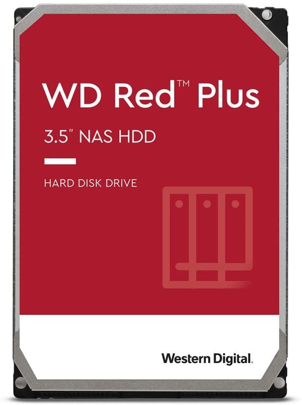 WD Red Plus WD120EFBX 12TB 7200RPM SATA 6.0Gbps 256MB Cache 3.5inch HDD