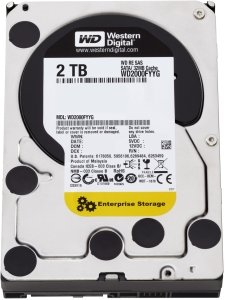 WD RE WD2000FYYG 2TB 7200RPM 32MB Cache SAS 6Gb/s 3.5" Enterprise HDD