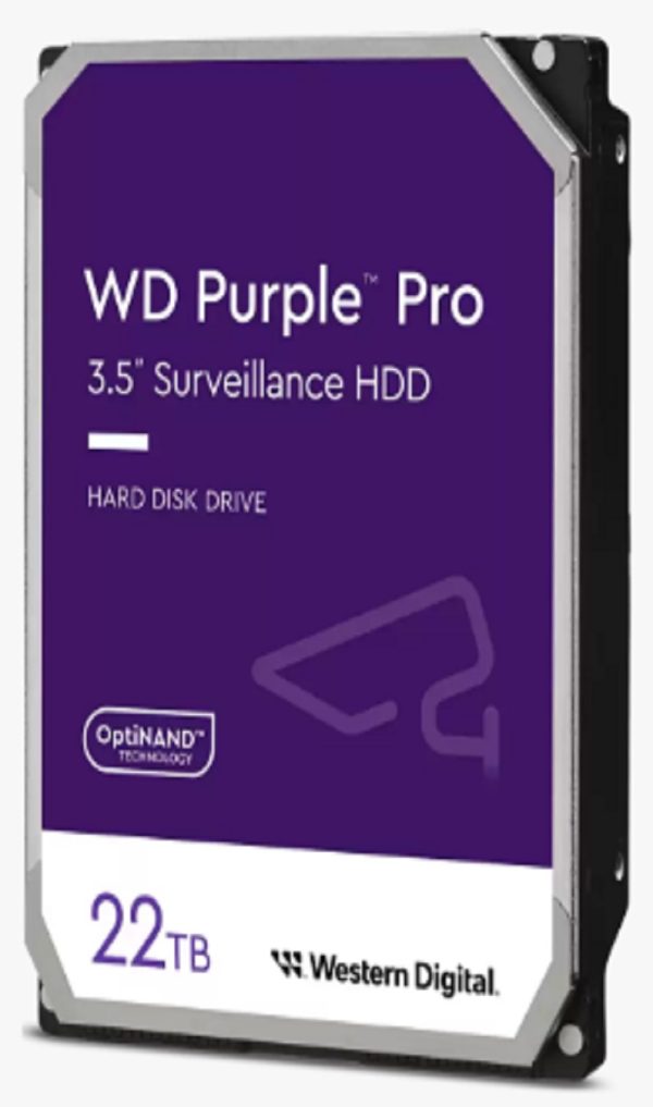 WD PURPLE PRO WD221PURP 22TB SATA 6Gb/s 3.5inch Smart Video Hard Drive