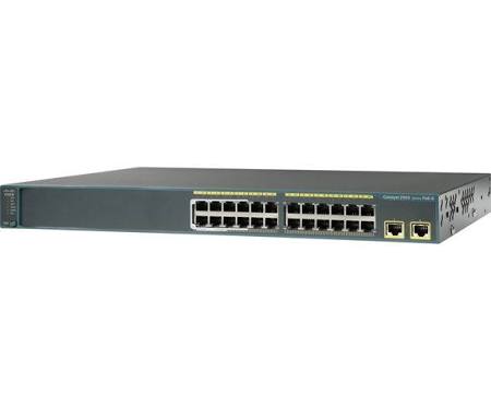 Cisco WS-C2960-24LT-L Catalyst2960 24 10/100(8 PoE)+ 2 1000BT LAN Base