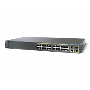 Cisco WS-C2960-24TC-L CAT2960 24-10/100 2-GbE/SFP LAN Base