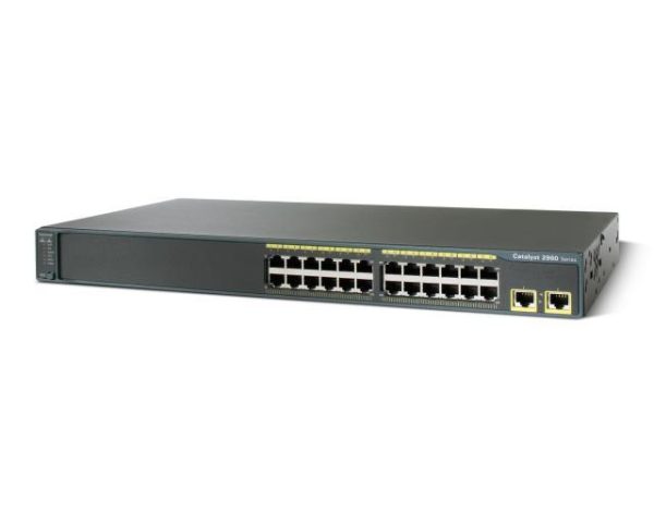 Cisco WS-C2960-24TT-L Catalyst 2960 24 10/100 +2 1000BT LAN Base Image