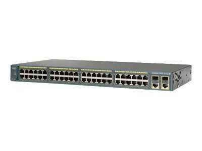 Cisco Catalyst WS-C2960+48PST-L Managed Switch 48 PoE Ethernet Ports