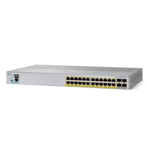 Cisco WS-C2960L-24PS-LL Catalyst 2960L Managed Switch 24 PoE+ Ports