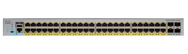 Cisco WS-C2960L-48PS-LL Catalyst 2960L Managed Switch 48 PoE+ Ports