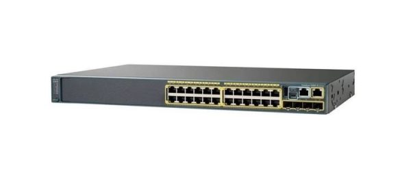 Cisco WS-C2960X-24TS-L Catalyst 2960-X 24 GigE 4 x 1G SFP LAN Base Ref