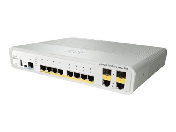 Cisco Catalyst Compact WS-C3560C-12PC-S Managed Switch 12 PoE Ports