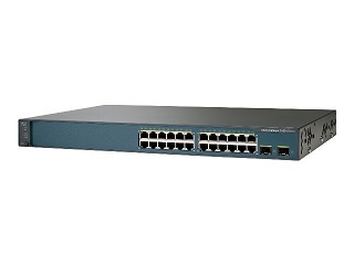 Cisco WS-C3560V2-24PS-S Cat 3560V2 24 10/100 PoE + 2 SFP IP Base Ref