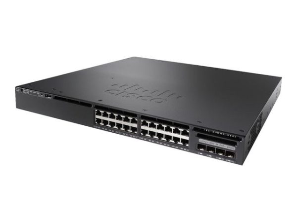 Cisco Catalyst WS-C3650-24PS-E Managed L3 Switch 24PoE+ Ethernet Ports