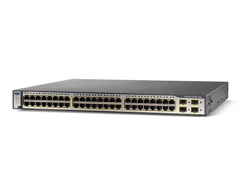 Cisco WS-C3750G-48TS-E 3750G Series 48 Port Gigabit Switch EMI