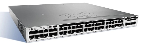 Cisco WS-C3850-48P-L Catalyst 3850 48 Port GE PoE LAN base 715w P/S.