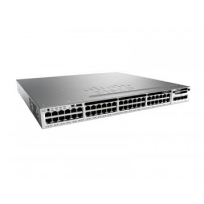 Cisco WS-C3850-48P-S Catalyst 3850 Switch 48 Port PoE IP Base 715W P/S