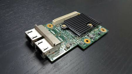 Dell WTV34 Broadcom 57416 Dual Port 10 Gigabit SFP+ Network Mezz Card